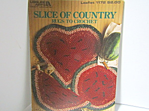 Leisure Arts Slice Of  Country Rugs  To Crochet #1172 (Image1)