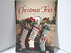 Leisure Arts Christmas Trio Stockings To Knit  #1206 (Image1)