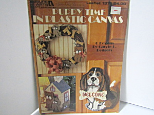 LeisureArts Puppy Time In Plastic Canvas #1371 (Image1)