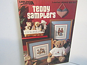 Leisure Arts Cross Stitch Teddy Samplers #2049 (Image1)