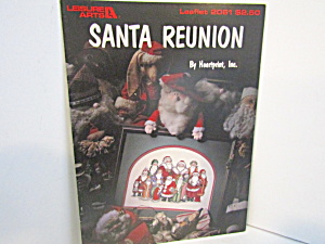 Leisure Arts Cross Stitch Santa Reunion  #2061 (Image1)