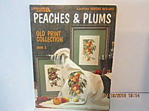Leisure Arts Cross Stitch Peaches & Plums  #2200 (Image1)