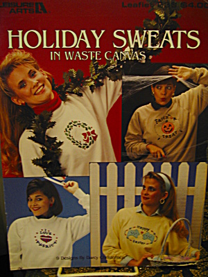 Leisure Arts Holiday Sweats in Waste Canves #233 (Image1)