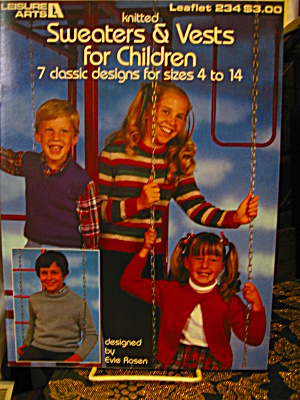 Leisure Arts Sweaters & Vests for Children #234 (Image1)
