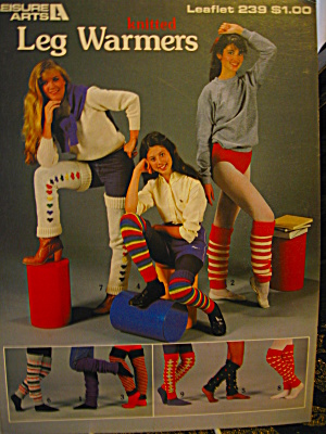 Leisure Arts Knitted Leg Warmers #239 (Image1)