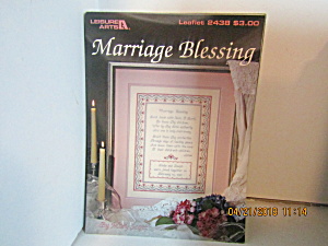 Leisure Arts Cross Stitch Marriage Blessing  #2438 (Image1)