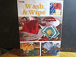 Leisure Arts Crocheted Wash & Wipe #2546