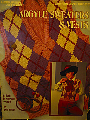 Leisure Arts Argyle Sweaters & Vests #276