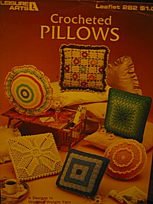 Leisure Arts Crocheted Pillows  #282 (Image1)