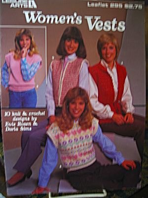 Leisure Arts Women's Vests  #295 (Image1)