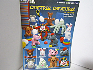 Leisure Arts Carefree Creatures To Crochet #306 (Image1)