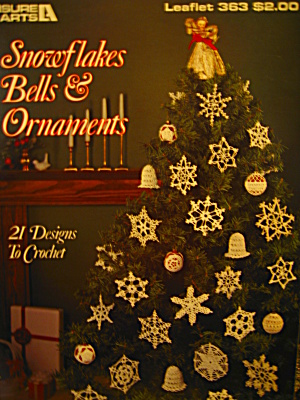 Leisure Arts Snowflakes Bells & Ornaments #363 (Image1)