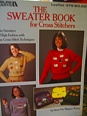 Leisure Arts The Sweater Book For Cross Stitchers #375