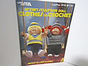Leisure Arts SoftSculpture Doll Clothes To Crochet #379 (Image1)