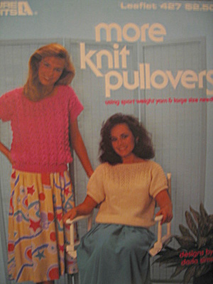 Leisure Arts More Knit Pullovers #427 (Image1)
