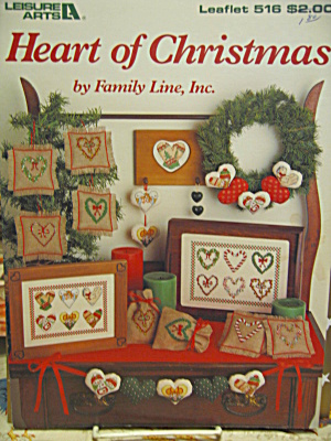 Leisure Arts Heart Of Christmas #516