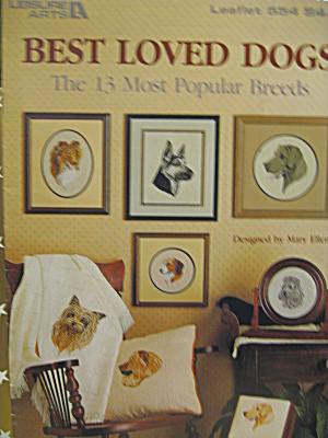 Leisure Arts Cross Stitch Best Loved Dogs  #554 (Image1)