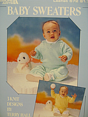 Leisure Arts  Baby Sweaters  #572 (Image1)