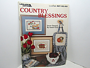 Leisure Arts Cross Stitch Country Blessings #821 (Image1)