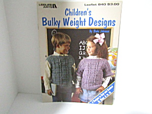 Leisure Arts Children's Bulky Weight Designs #840 (Image1)
