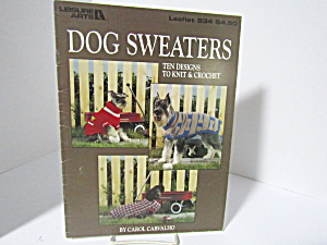 Leisure Arts Crochet/Knit Dog Sweaters #934 (Image1)