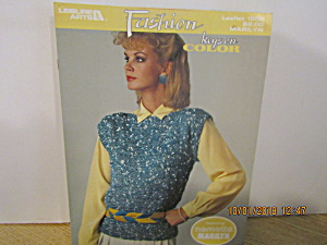Leisure Arts Fashion Leaflet Marilyn Keys On Color#1502 (Image1)