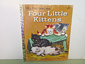 Vintage Little Golden Book Four Little Kittens