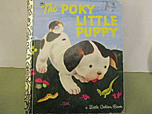 Vintage Little Golden Book The Poky Little Puppy 303-62 (Image1)