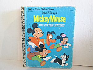  Book Disney Mickey Mouse the Kitten Sitter 100-75 (Image1)