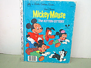 GoldenBook Disney Mickey Mouse the Kitten Sitter 100-51 (Image1)