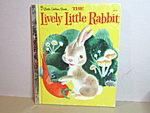 Vintage Little Golden Book  The Lively Little Rabbit (Image1)