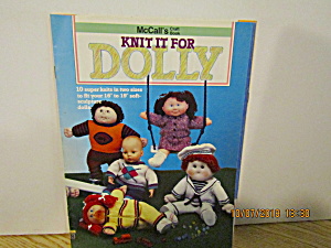 McCall's Craft Book Knit It For Dolly #8501 (Image1)
