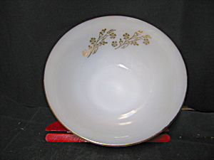 Federal Glass Meadow Gold Serving Bowl