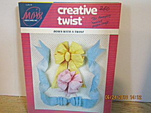 Creative Twist Paper Craft Book Bows With A Twist