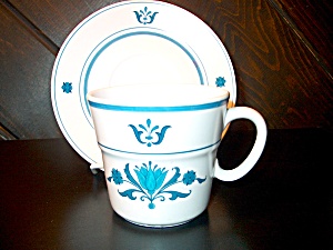 Noritake Blue Haven Cup/saucer Set