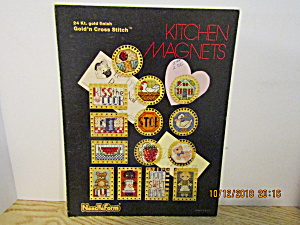 Needleform Gold'n Kitchen Magnets Leaflet #975