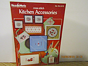 Needleworks Cross Stitch Book Kitchen Accessories #114