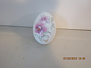 Vintage 1986 Noritake Handprinted Bone China Easter Egg (Image1)