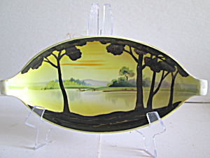 Nippon Handpainted Handled Candy/Serving Dish (Image1)