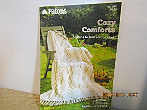 Patons Cozy Comforts Afghans To Knit & Crochet  #590 (Image1)