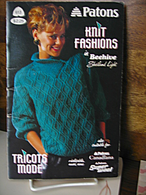 Patons Beehive Knit Fashions Booklet #613 (Image1)