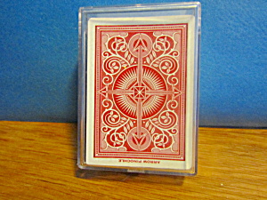 Vintage Kem Plastic Coated  Pinochle Playing Cards  (Image1)