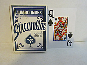 Vintage Streamline Junbo Index Playing Cards (Image1)