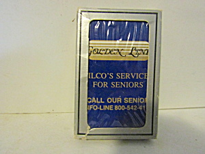 Vintage Lilco's Service For Seniors Ad Playing Cards (Image1)