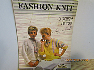 Phentex Fashion Knits Patterns By Solange Brien  #12505 (Image1)