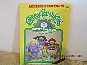 Plaid Book Knitted Sweaters For CabbagePatch Kids #7866 (Image1)