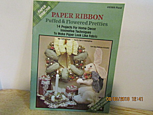 Plaid Paper Ribbon Puffed & Flowered Pretties #8369 (Image1)