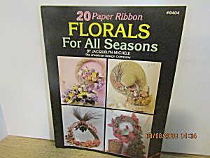 Plaid Book Paper Ribbon Florals For All Seasons  #8404 (Image1)