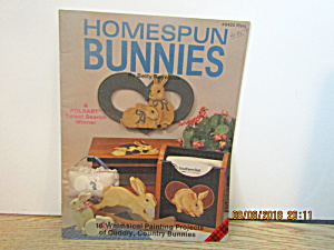 Plaid Painting Book Homespun Bunnies #8425 (Image1)