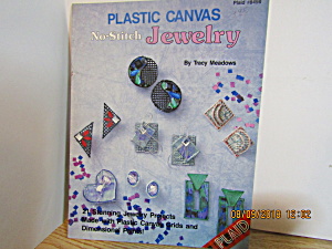 Plaid Book Plastic Canvas No-Stitch Jewelry  #8498 (Image1)